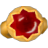 Ring mit gefasstem Rubin