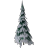 Großer verschneiter Baum