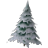 Kleiner verschneiter Baum